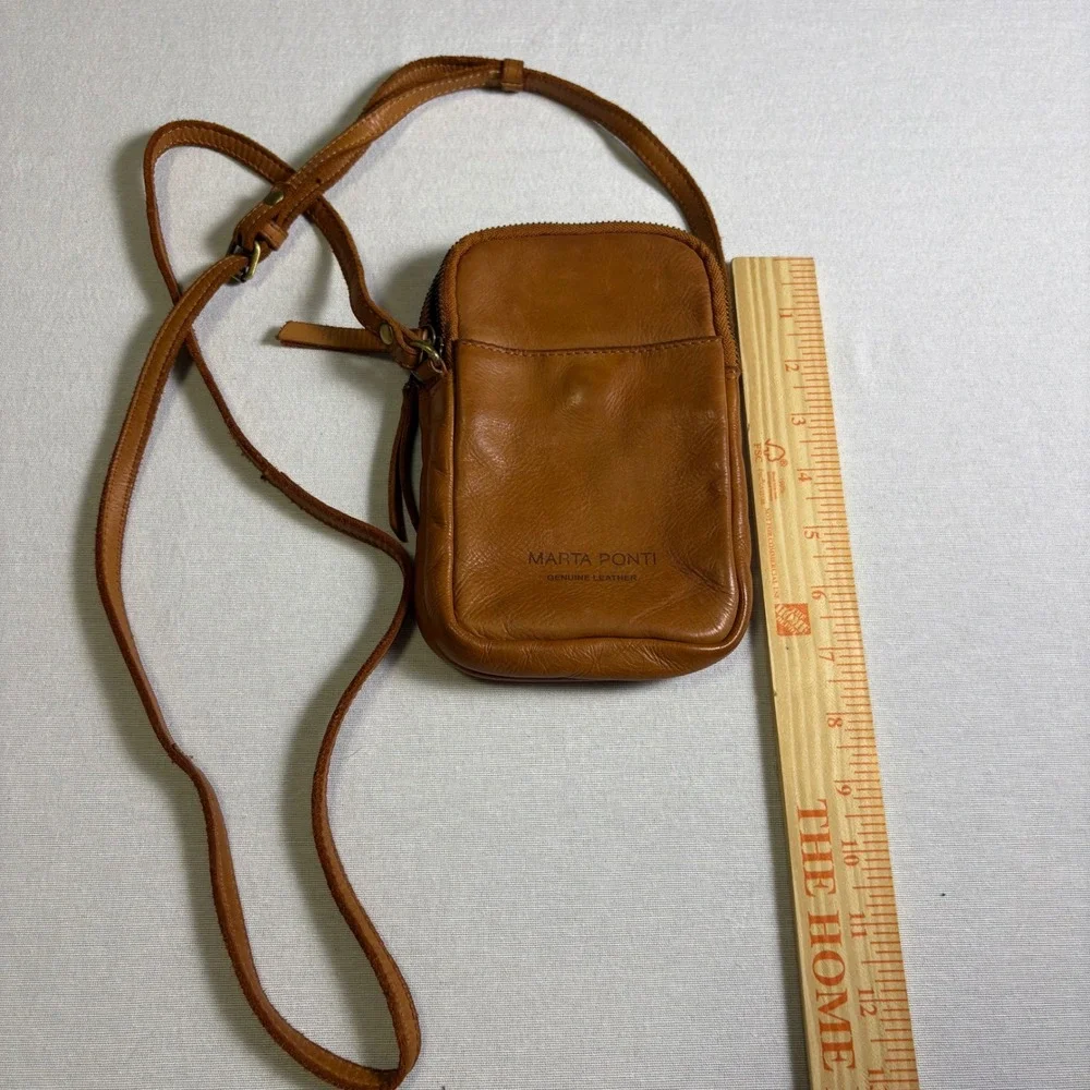 Marta Ponti Crossbody Bag Tan Small